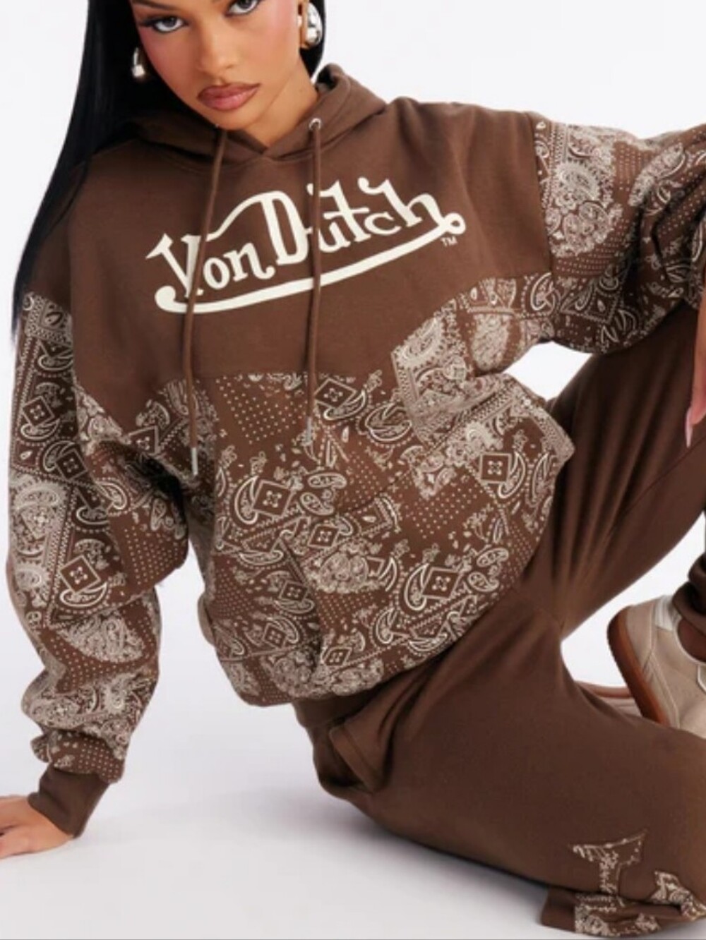 Von Dutch Paisley Hoodie